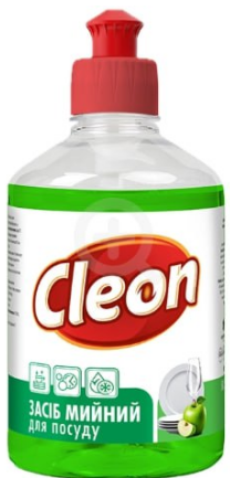 CLEON Засіб для миття посуду Яблуко 0.5л